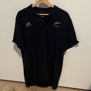 Adidas Men's Black All Blacks Polo Shirt